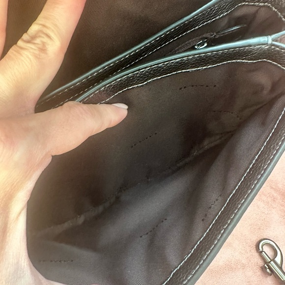 Coach Cassie Pewter Crossbody Bag with Turnlock Closure - Picture 7 of 17